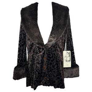 Ann Ferriday Brown Velvet Jacket